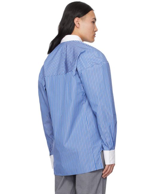 Chemise de style uniforme de football bleue Vivienne Westwood pour homme en coloris Blue