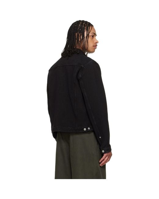 Our Legacy Black Origin Denim Jacket for men