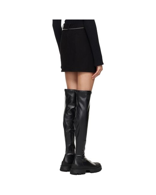 Moncler Genius Black Moncler X Willow Smith Canvas Miniskirt