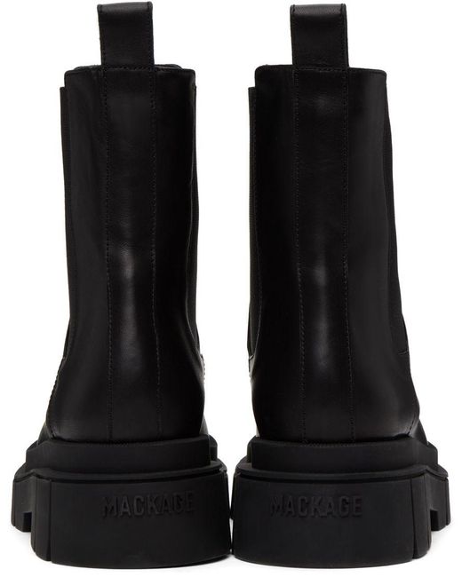 Mackage Storm Chelsea Boots in Black for Men | Lyst
