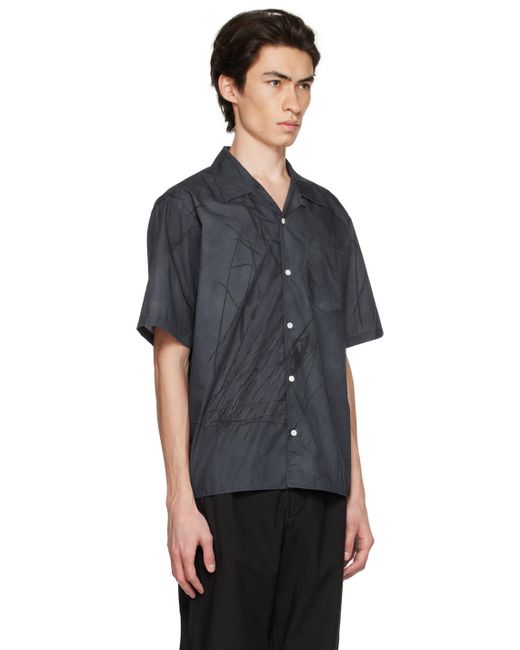 Norse Projects Black Navy Carsten Shirt for men