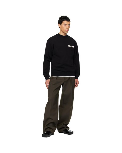 Jacquemus Black Les Classiques 'The Gros Grain' Sweatshirt for men