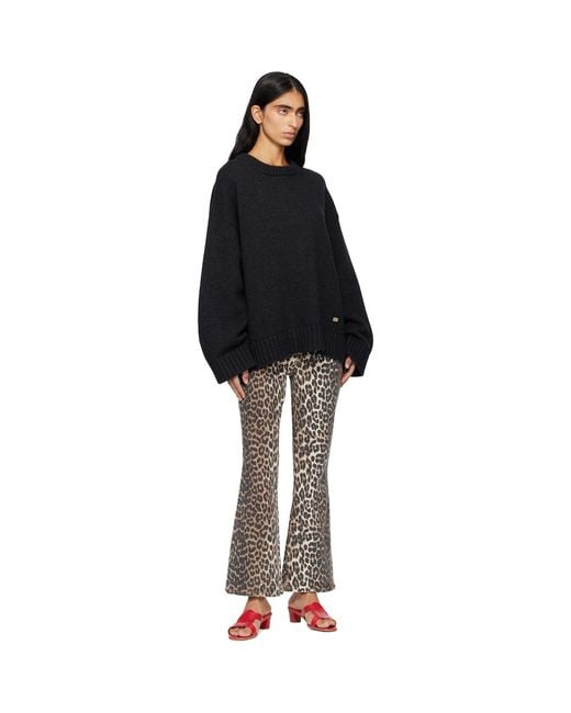 Ganni Black Betzy Jeans