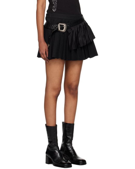 ANDERSSON BELL Black Birdie Miniskirt