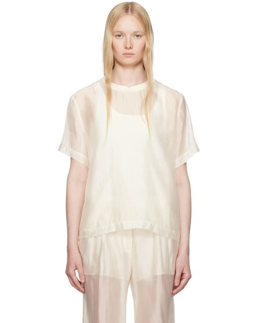 THE GARMENT オフホワイト Gilian Tシャツ Natural