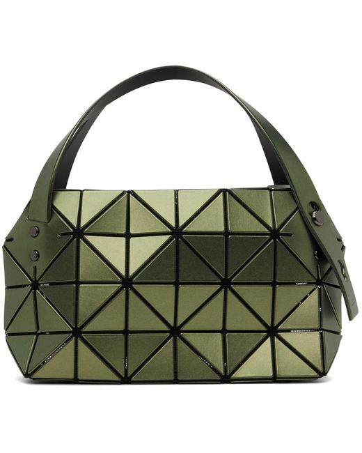 Sac à bandoulière boston kaki Bao Bao Issey Miyake en coloris Green