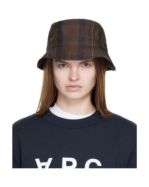 A.P.C. Blue Mark Bucket Hat