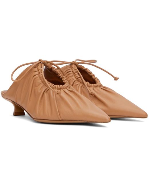 By Malene Birger Black Tan Masey Leather Mules