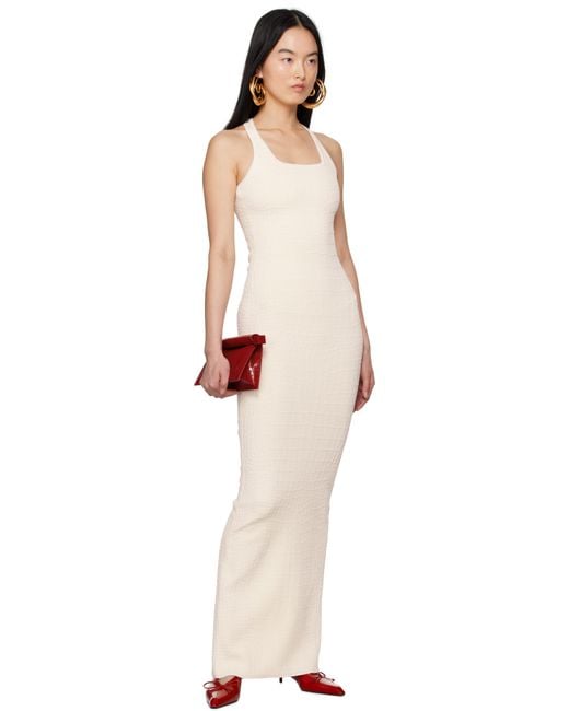 Jacquemus Black Off- La Croisière 'The Scala' Maxi Dress