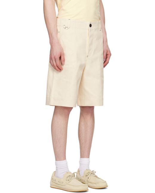 メンズ Jacquemus ベージュ La Croisière 'The De-Nîmes' デニムショートパンツ Natural