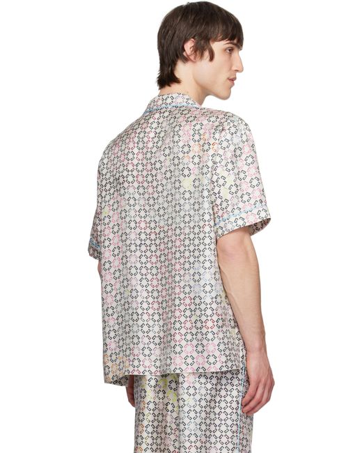 Givenchy Multicolor Monogram 72 Short Sleeve Pyjama Shirt for men