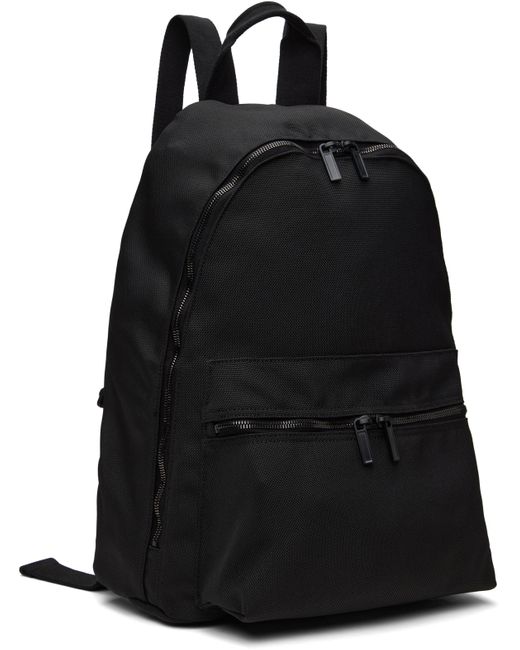 Rick Owens Black Hollywood Heavy Cordura Backpack for men
