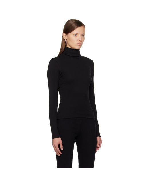 Flore Flore Black Dinah Turtleneck