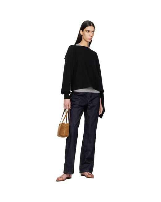 Jil Sander Blue Straight Leg Jeans