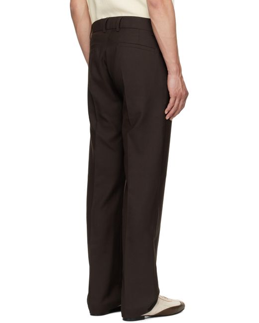 メンズ Séfr ブラウン Mike スーツ トラウザーズ ブラック | Lyst