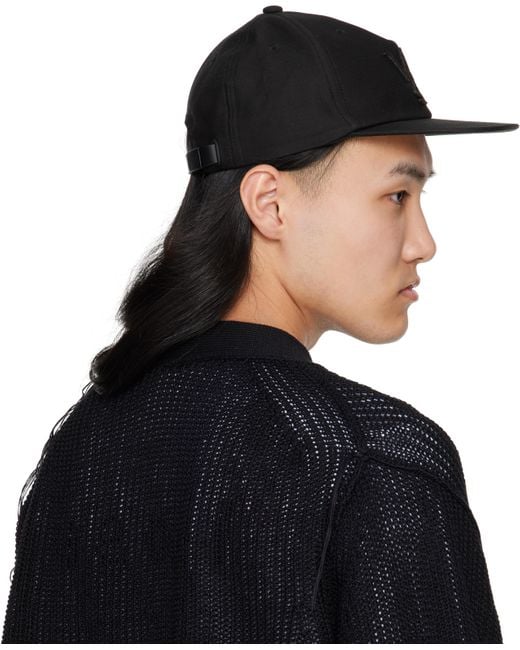 Sacai Wtaps Edition Cotton Back Satin Cap in Black for Men Sacai Wtaps Edition Cotton Back Satin Cap in Black for Men