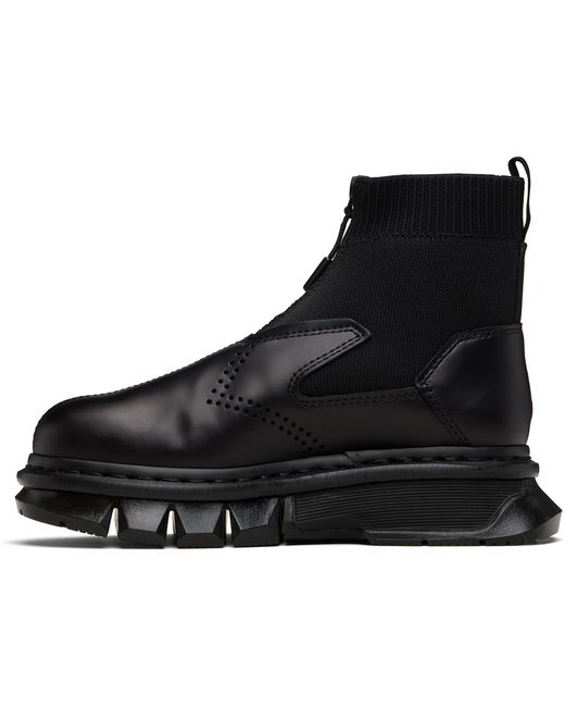 Dr. Martens Black Qubist Zip Boots