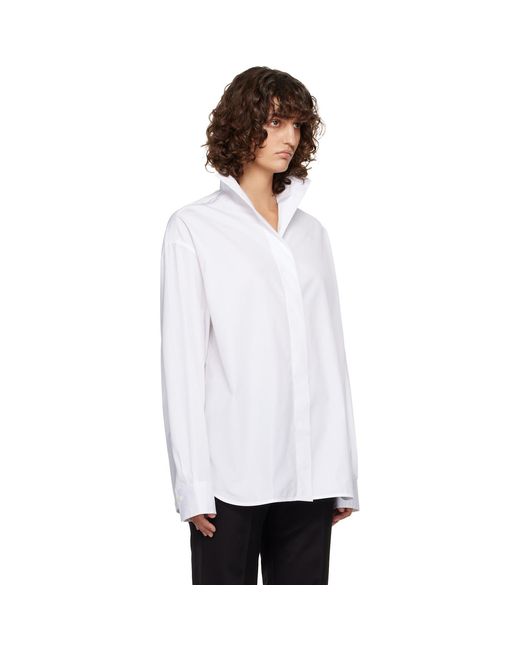Totême White Sharp Poplin Shirt