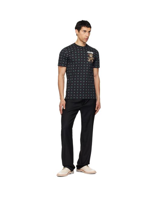 Moschino Black Teddy T-Shirt for men