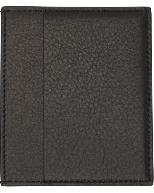 Rick Owens Black Concordians Square Card Holder for men