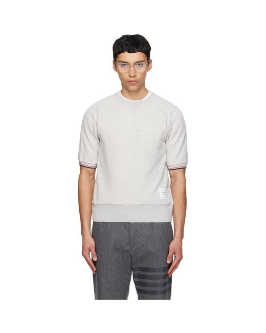 Thom Browne Multicolor Short Sleeve Raglan T-Shirt for men