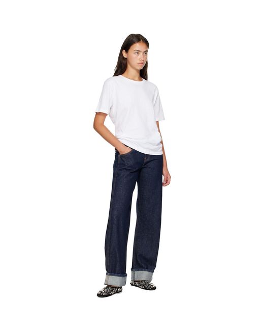 Khaite Blue Karo Jeans