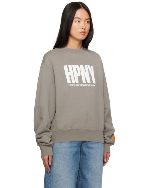 Heron Preston Multicolor Gray 'hpny' Sweatshirt