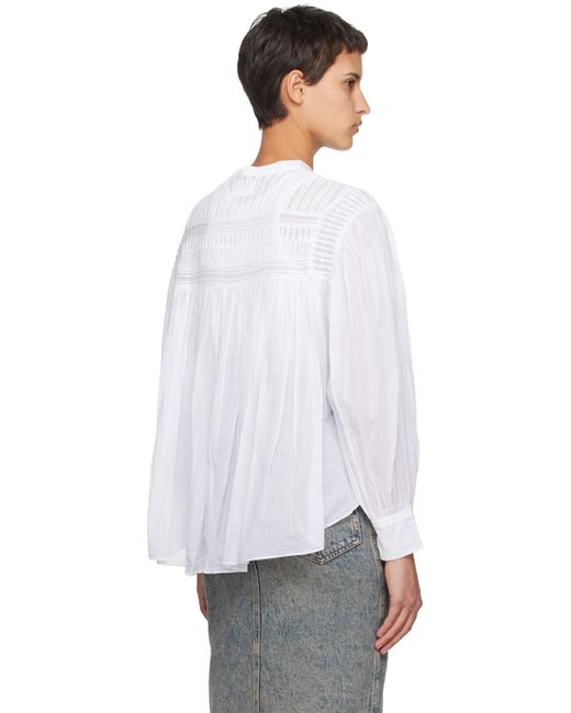 Isabel Marant White Plalia Shirt