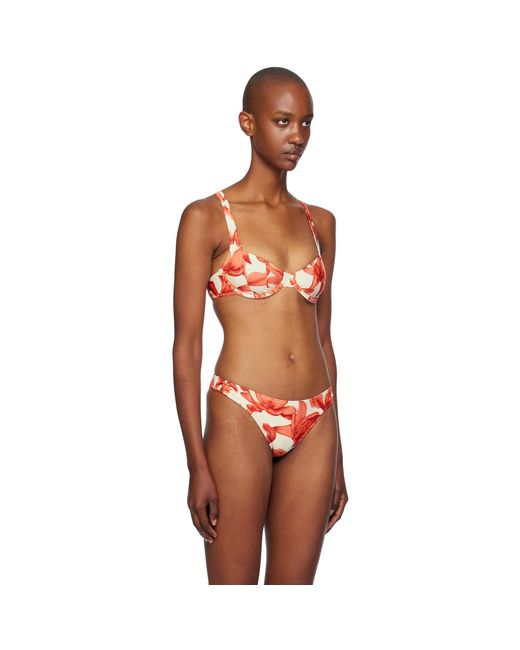 Miaou Multicolor Floral Underwire Bikini Top