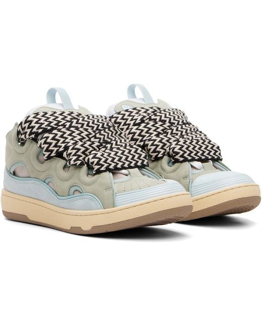 Lanvin White Curb Sneakers for men