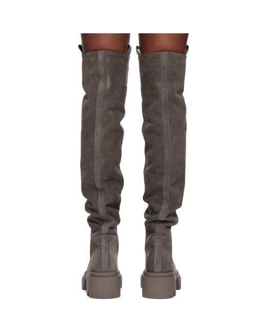 Rick Owens Black Concordians Wader Bogun Tall Boots