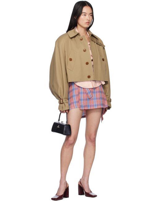 コート VIVIENNE WESTWOOD 'Cut Off Graziano' trench coat Multicolor Vivienne Westwood Cut Off Graziano Trench Coat | Lyst