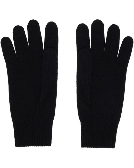 The Row Black Leomarie Gloves