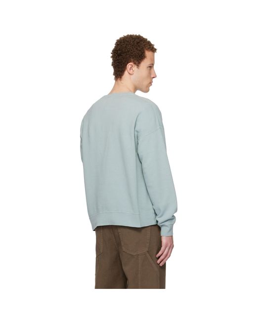 Pull Molletonné Surdimensionné Vert Visvim pour homme en coloris Gray