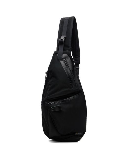 Master Piece Black Circus Sling Bag for men