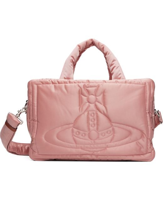 Vivienne Westwood Pink Margaret Medium Tote