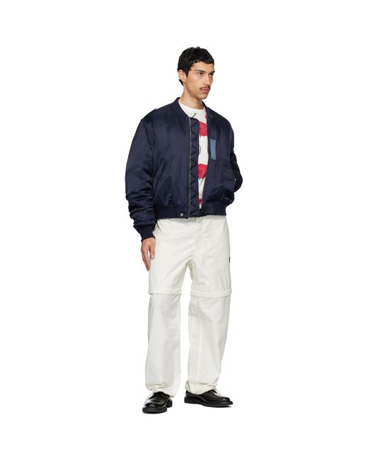 KENZO Blue Paris Jungle Poem' Bomber Jacket for men