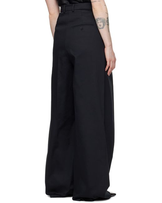 Pantalon fanfara noir Sportmax en coloris Black