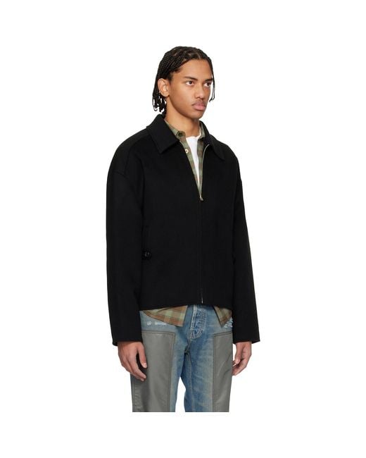Acne Black Cashmere Jacket for men