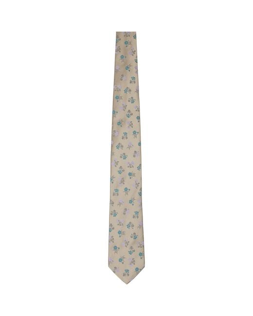 Dries Van Noten Multicolor Floral Tie for men