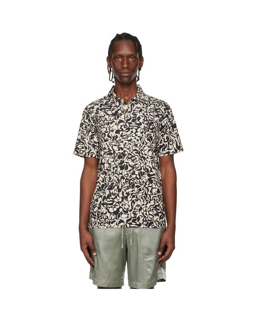 Dries Van Noten Multicolor Printed Cotton Polo for men