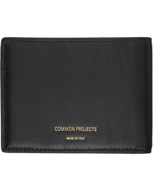 Common Projects Black Standard Wallet for men