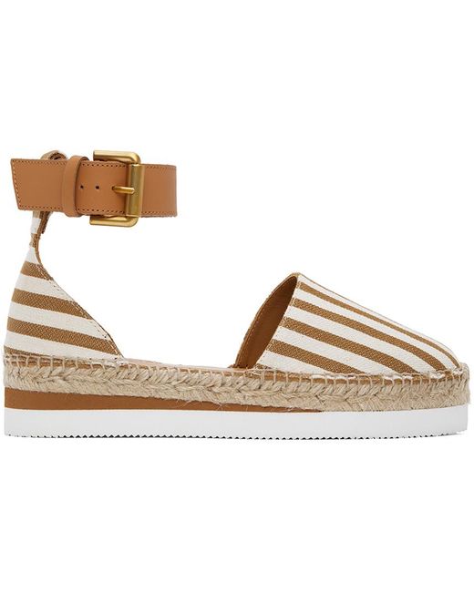 See By Chloé Black Off- Glyn Flat Espadrilles