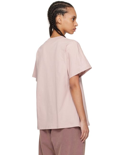 Moncler ピンク S/S ロゴ Tシャツ Pink