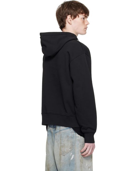 Pull À Capuche Noir À Imprimé Fire Jean Paul Gaultier pour homme en coloris Black