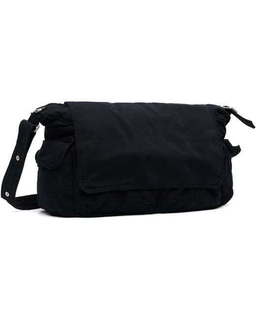 ERL Black Twill Cargo Bag