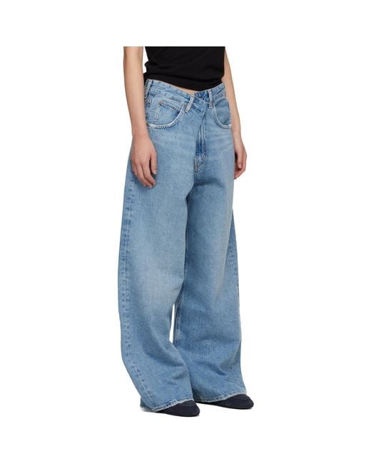 Agolde Blue Vana Fold Jeans
