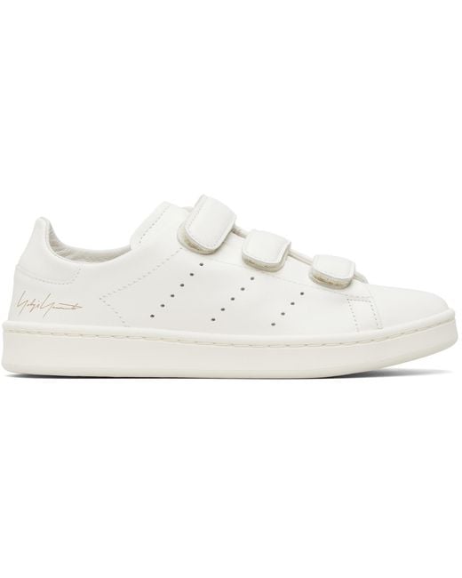 Y-3 Black Off- Stan Smith Hook-And-Loop Sneakers for men