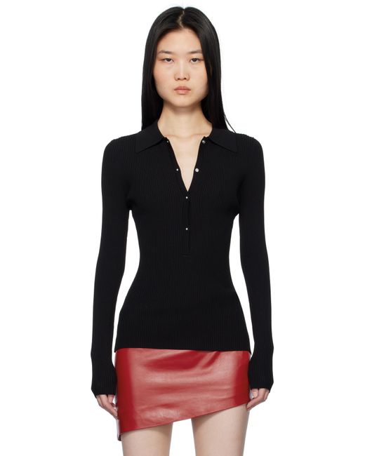 16Arlington ブラック Cisca ポロシャツ Black