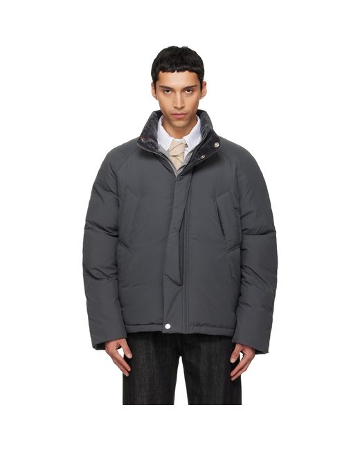 NULLUS Black 8 Pocket Down Jacket for men